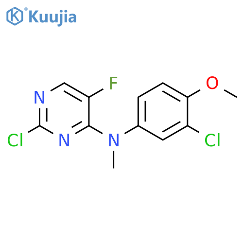 4-Pyrimidinamine,2-chloro-N-(3-chloro-4-methoxyphenyl)-5-fluoro-N-methyl- structure