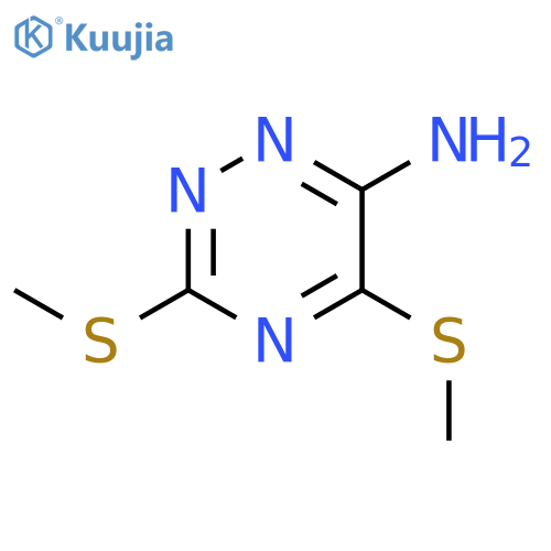 6-Amino-3,5-bis(methylsulfanyl)-1,2,4-triazine structure