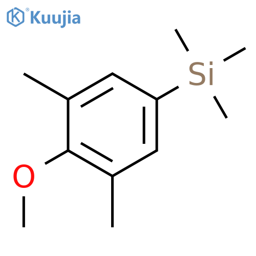 Silane, (4-methoxy-3,5-dimethylphenyl)trimethyl- structure