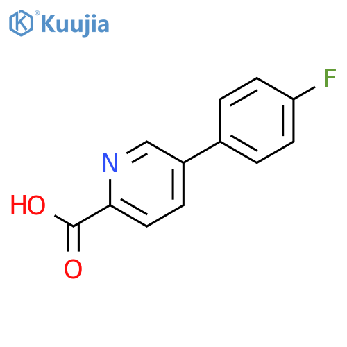 5-(4-Fluorophenyl)picolinic acid structure