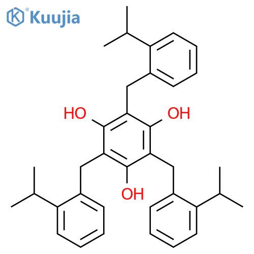 1,3,5-BENZENETRIOL, 2,4,6-TRIS[[2-(1-METHYLETHYL)PHENYL]METHYL]- structure