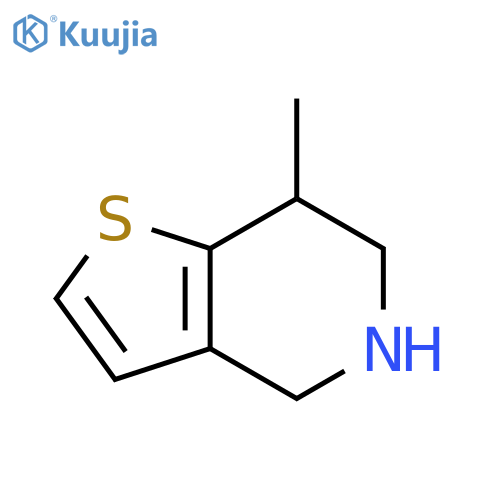 Thieno[3,2-c]pyridine,4,5,6,7-tetrahydro-7-methyl- structure