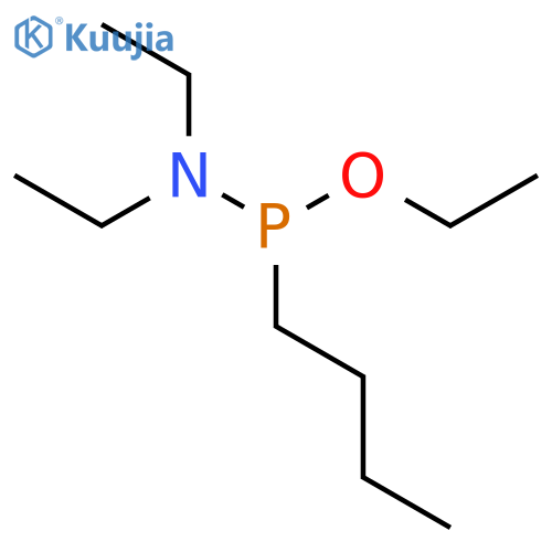 PHOSPHONAMIDOUS ACID, P-BUTYL-N,N-DIETHYL-, ETHYL ESTER structure