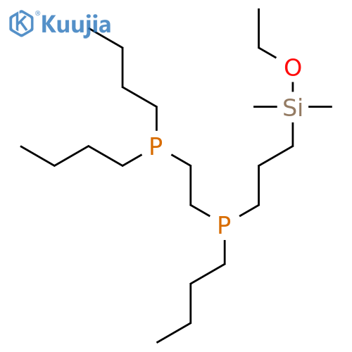 3-OXA-8,11-DIPHOSPHA-4-SILAPENTADECANE, 8,11-DIBUTYL-4,4-DIMETHYL- structure