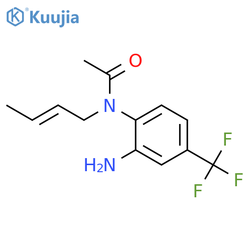Acetamide, N-[2-amino-4-(trifluoromethyl)phenyl]-N-2-butenyl- structure