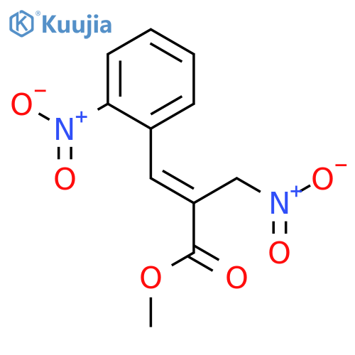 2-PROPENOIC ACID, 2-(NITROMETHYL)-3-(2-NITROPHENYL)-, METHYL ESTER, (2E)- structure