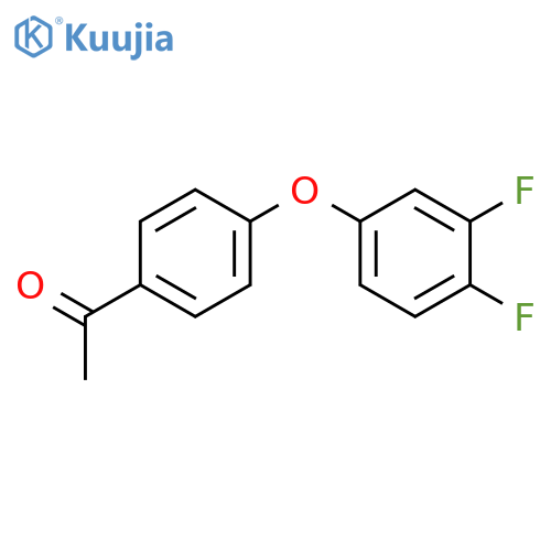 4'-(3,4-Difluorophenoxy)acetophenone structure