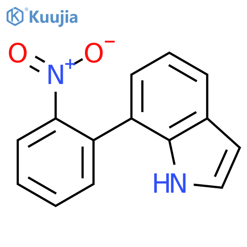 1H-Indole, 7-(2-nitrophenyl)- structure