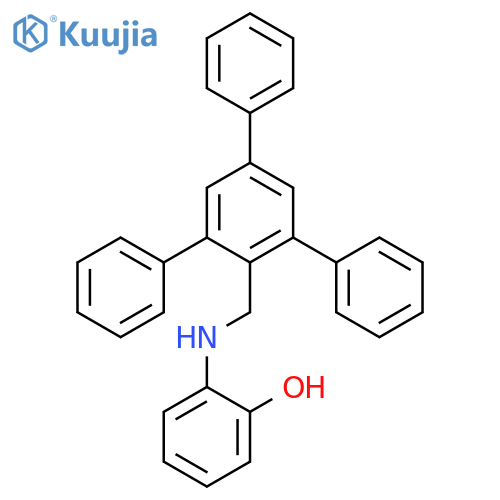 Phenol, 2-[[(5'-phenyl[1,1':3',1''-terphenyl]-2'-yl)methyl]amino]- structure