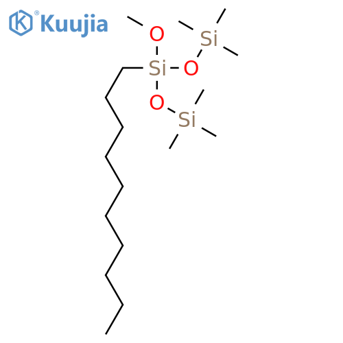 Trisiloxane, 3-decyl-3-methoxy-1,1,1,5,5,5-hexamethyl- structure