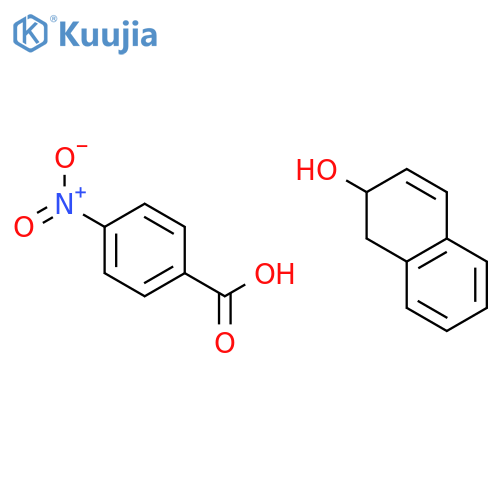 2-NAPHTHALENOL, 1,2-DIHYDRO-, 4-NITROBENZOATE structure