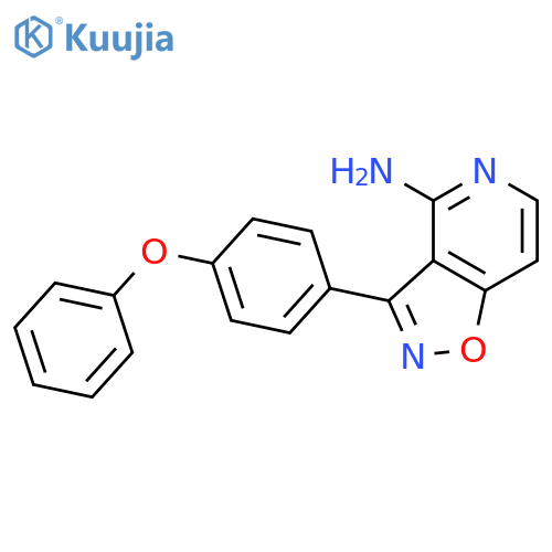 ISOXAZOLO[4,5-C]PYRIDIN-4-AMINE, 3-(4-PHENOXYPHENYL)- structure