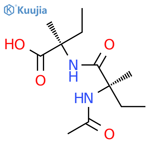 L-Isovaline, N-acetyl-L-isovalyl- structure
