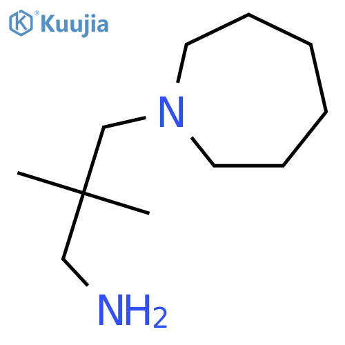 3-(azepan-1-yl)-2,2-dimethylpropan-1-amine structure