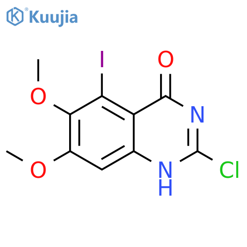 4(1H)-Quinazolinone, 2-chloro-5-iodo-6,7-dimethoxy- structure