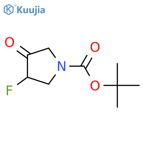 1-Boc-3-fluoro-4-pyrrolidinone structure