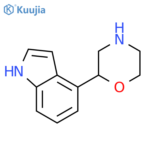 4-(morpholin-2-yl)-1H-indole structure