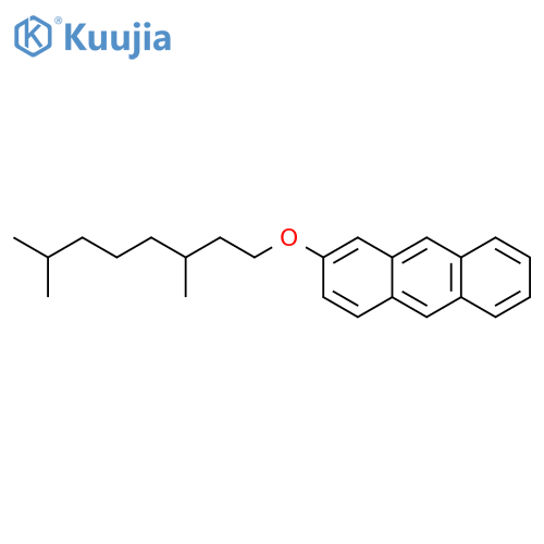 ANTHRACENE, 2-[(3,7-DIMETHYLOCTYL)OXY]- structure