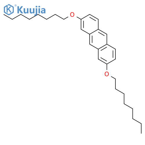 ANTHRACENE, 2,7-BIS(OCTYLOXY)- structure