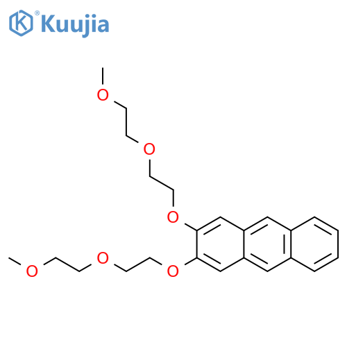 ANTHRACENE, 2,3-BIS[2-(2-METHOXYETHOXY)ETHOXY]- structure
