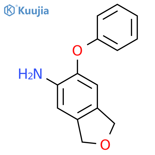 5-Isobenzofuranamine, 1,3-dihydro-6-phenoxy- structure