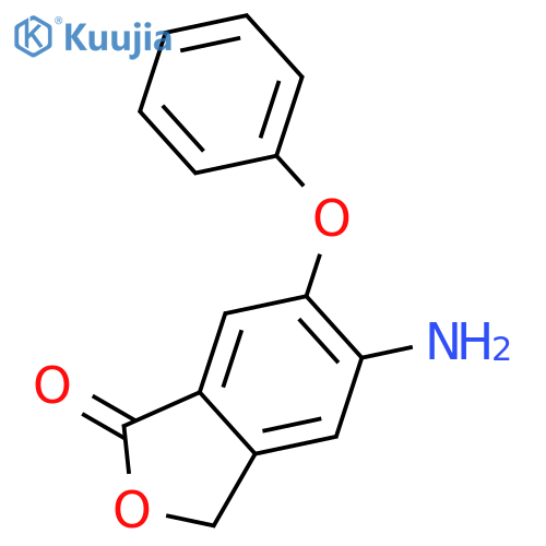 1(3H)-ISOBENZOFURANONE, 5-AMINO-6-PHENOXY- structure