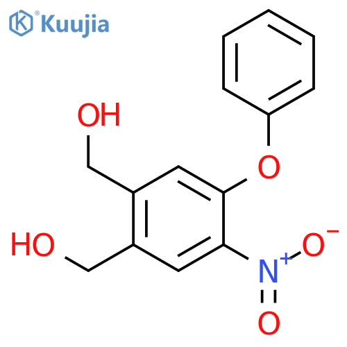 1,2-Benzenedimethanol, 4-nitro-5-phenoxy- structure