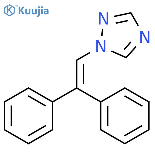 1H-1,2,4-TRIAZOLE, 1-(2,2-DIPHENYLETHENYL)- structure