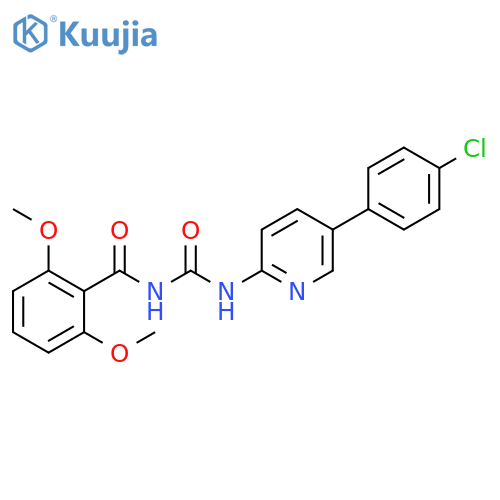Benzamide,N-[[[5-(4-chlorophenyl)-2-pyridinyl]amino]carbonyl]-2,6-dimethoxy- structure