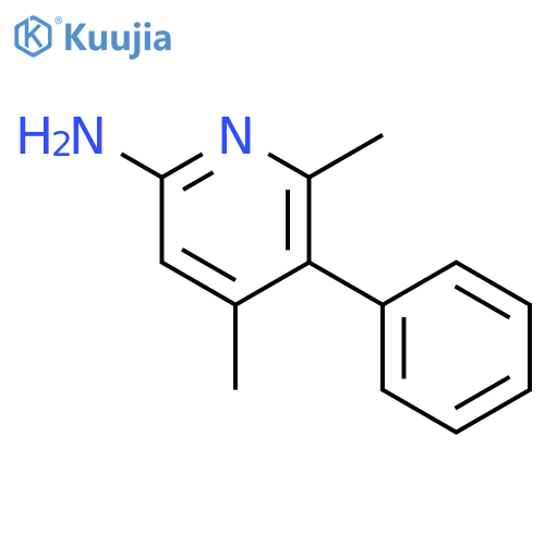 2-Pyridinamine, 4,6-dimethyl-5-phenyl- structure