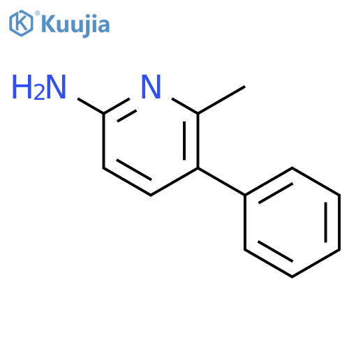 6-methyl-5-phenylpyridin-2-amine structure