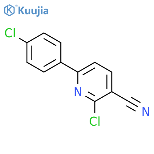 2-Chloro-6-(4-Chlorophenyl)Nicotinonitrile structure