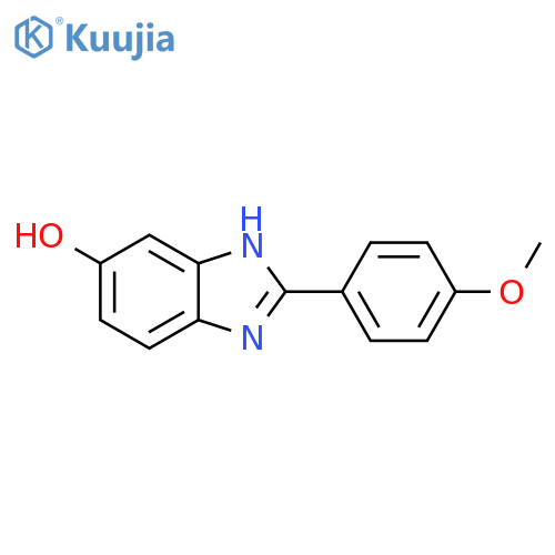 1H-Benzimidazol-5-ol, 2-(4-methoxyphenyl)- structure
