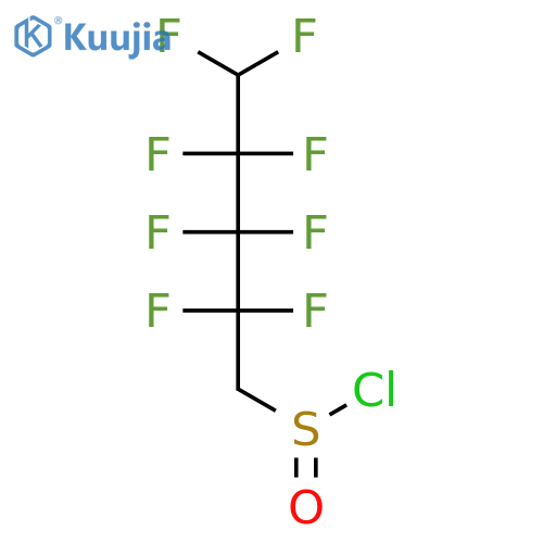 1-Pentanesulfinyl chloride, 2,2,3,3,4,4,5,5-octafluoro- structure