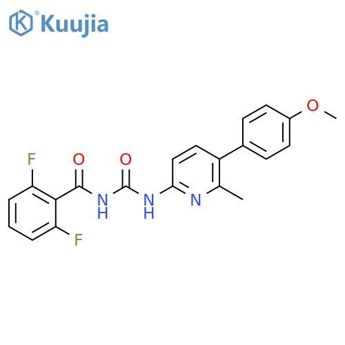 Benzamide,2,6-difluoro-N-[[[5-(4-methoxyphenyl)-6-methyl-2-pyridinyl]amino]carbonyl]- structure