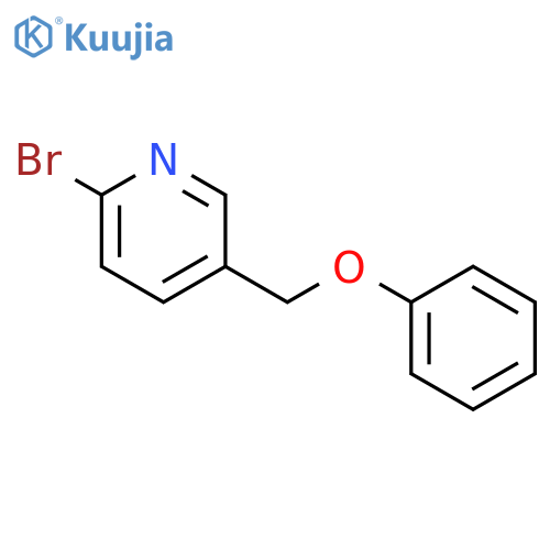 PYRIDINE, 2-BROMO-5-(PHENOXYMETHYL)- structure