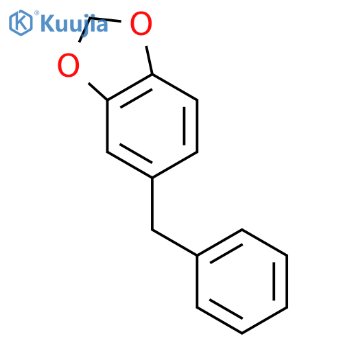 1,3-Benzodioxole, 5-(phenylmethyl)- structure