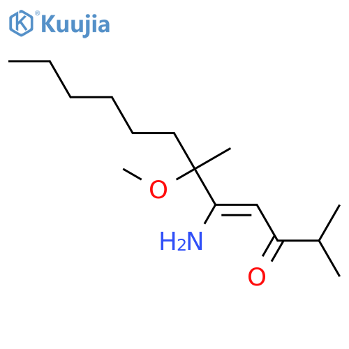 4-Dodecen-3-one, 5-amino-6-methoxy-2,6-dimethyl- structure
