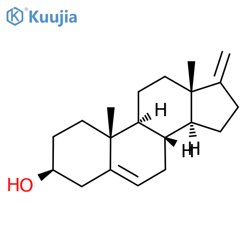 17-Methylene-5-androsten-3β-ol structure