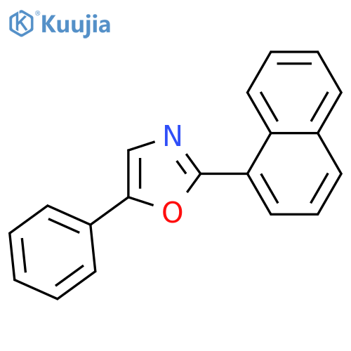 2-(Naphthalen-1-yl)-5-phenyloxazole structure