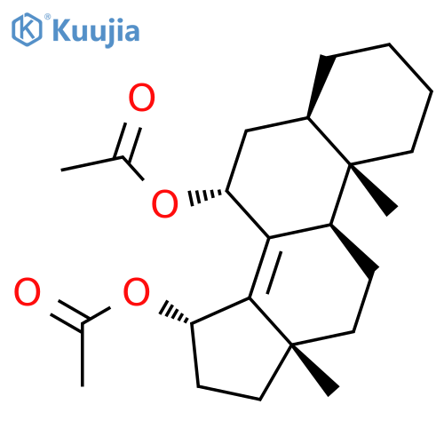 Androst-8(14)-ene-7,15-diol, diacetate, (5a,7a,15a)- structure