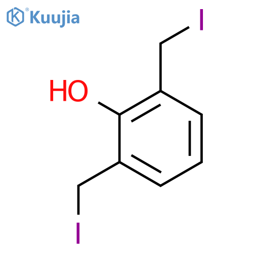 Phenol, 2,6-bis(iodomethyl)- structure