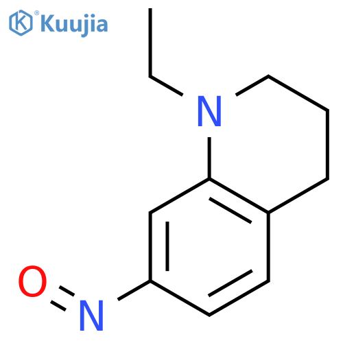 QUINOLINE, 1-ETHYL-1,2,3,4-TETRAHYDRO-7-NITROSO- structure