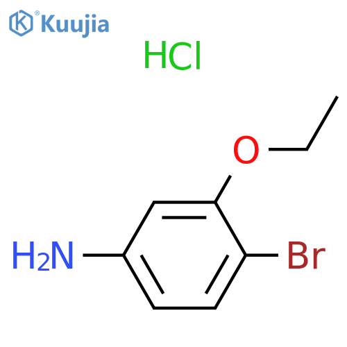 4-bromo-3-ethoxyaniline hydrochloride structure