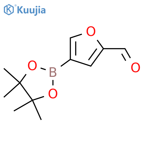 2-Formylfuran-4-boronic acid pinacol ester structure