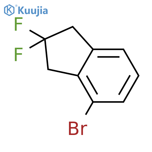 1H-INDENE, 4-BROMO-2,2-DIFLUORO-2,3-DIHYDRO- structure