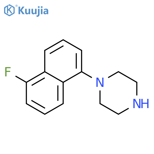 PIPERAZINE, 1-(5-FLUORO-1-NAPHTHALENYL)- structure