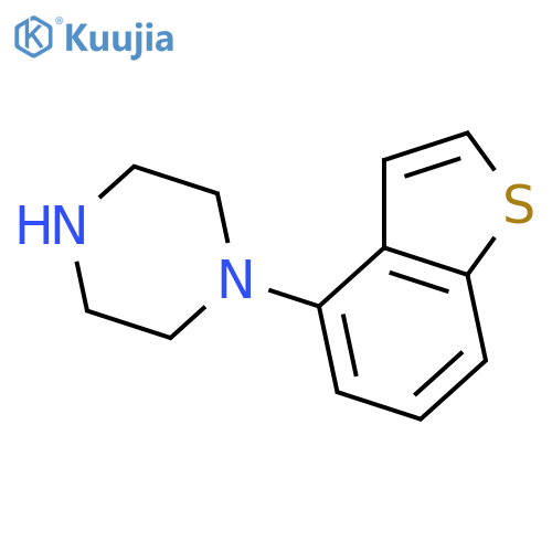 1-(1-benzothiophen-4-yl)piperazine structure