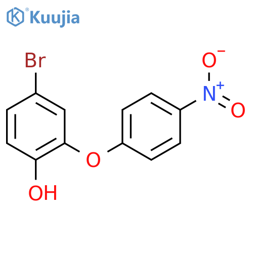 Phenol,4-bromo-2-(4-nitrophenoxy)- structure