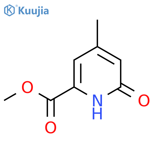 Methyl 6-hydroxy-4-methylpicolinate structure